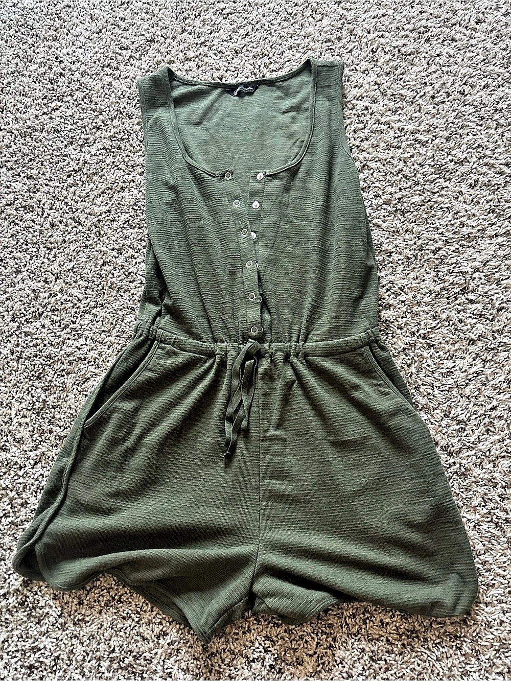 PrettyGarden Women's Casual Tank Jumpsuit Sleeveless Drawstring Elastic Waist
